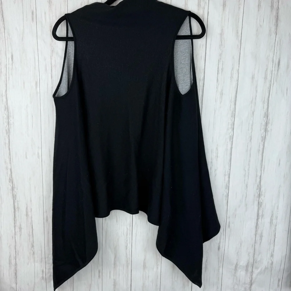 J McLaughlin Black and Gray Women's Sweater Vest